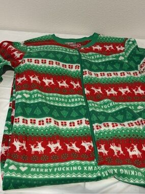 Hybrid & company Holiday Onesie - Red, Green, White